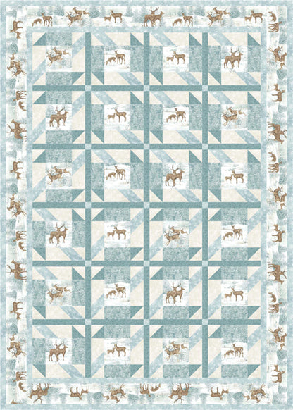 Deer Duos Quilt Pattern PS-1031 - Paper Pattern