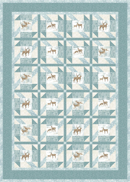 Deer Duos Quilt PS-1031e - Downloadable Pattern