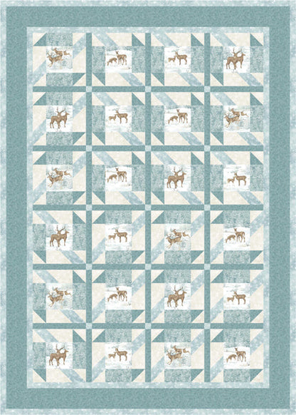 Deer Duos Quilt Pattern PS-1031 - Paper Pattern