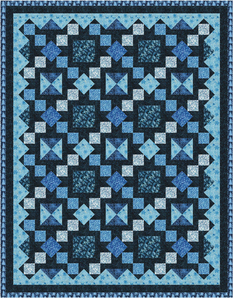 Cobalt Classic Quilt Pattern PS-1035 - Paper Pattern