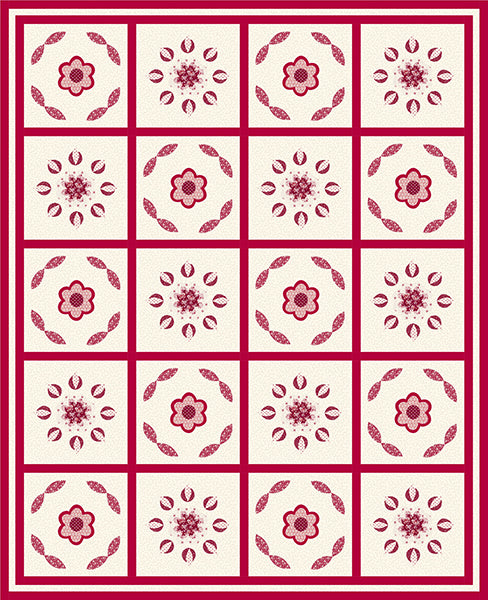 Cherries Jubilee Quilt PS-1062e - Downloadable Pattern