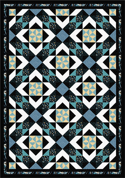 Moonlight Rendezvous Quilt PS-1069e - Downloadable Pattern