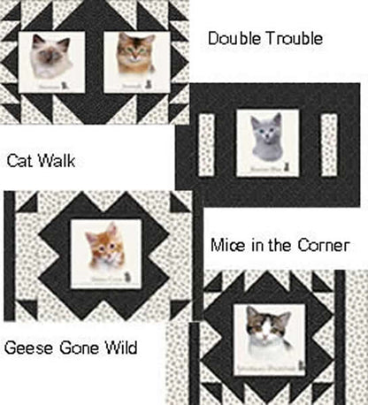 Kennel Quilts for Kitties Pattern PS-908 - Paper Pattern