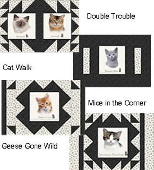 Kennel Quilts for Kitties PS-908e - Downloadable Pattern