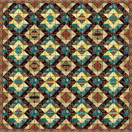 Stars Over Arizona Quilt Pattern PS-914 - Paper Pattern