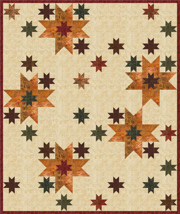 Stars of Light Quilt Pattern PS-939 - Paper Pattern