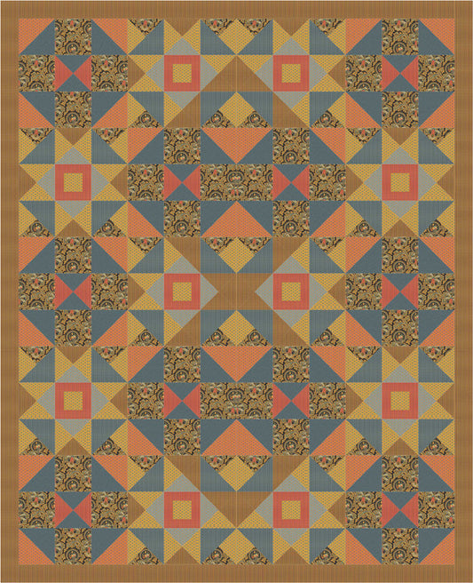 Dodging Corners Quilt PS-947e - Downloadable Pattern