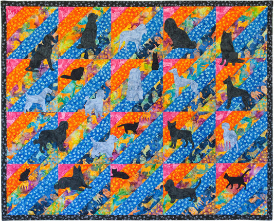 Waiting for a Furrever Home Quilt PS-953e - Downloadable Pattern