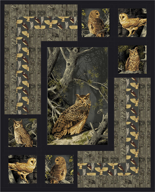 Night Owls Quilt PS-968e  - Downloadable Pattern