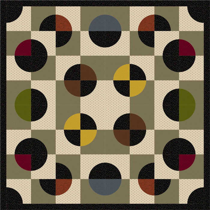 Coin Toss Quilt Pattern PS-970 - Paper Pattern