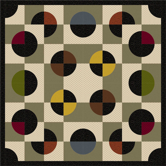 Coin Toss Quilt PS-970e - Downloadable Pattern