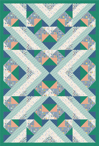 Teal a Point is Made Quilt Pattern PS-973 - Paper Pattern