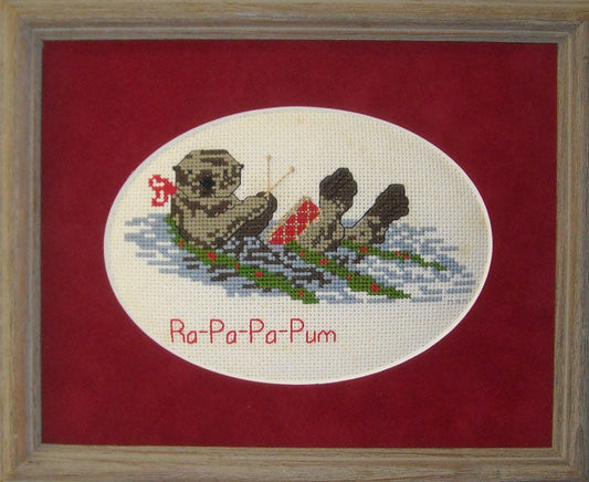 The Christmas Otter Cross Stitch PS-9742e - Downloadable Pattern