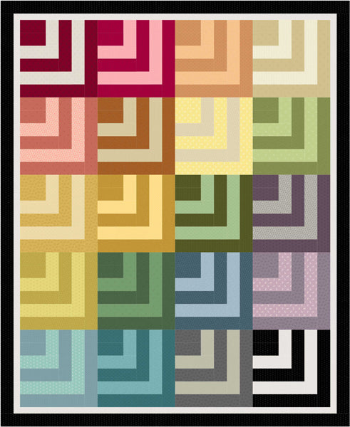 Rainbow Taffy Quilt Pattern PS-978 - Paper Pattern