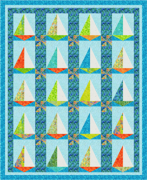 Regatta Quilt Pattern PS-983 - Paper Pattern