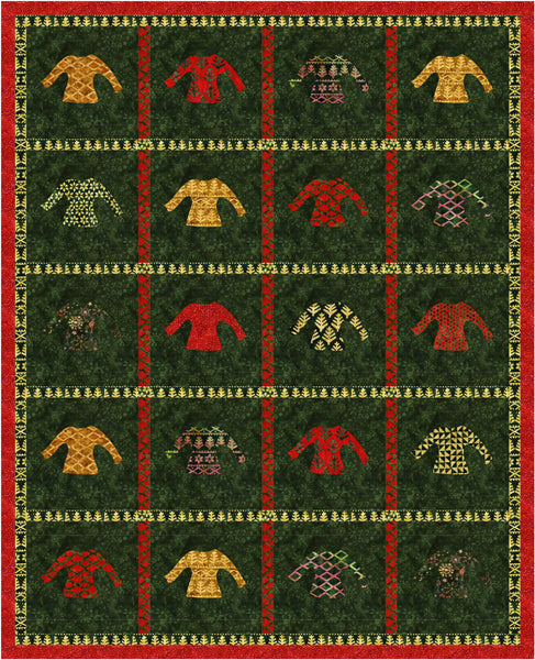 Christmas Cards Quilt PS-992e - Downloadable Pattern