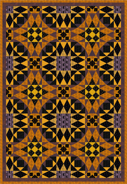 Harvest Hues Quilt PS-998e - Downloadable Pattern