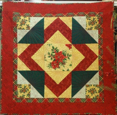 Christmas Peace One Block Quilt PVQ-006e - Downloadable Pattern