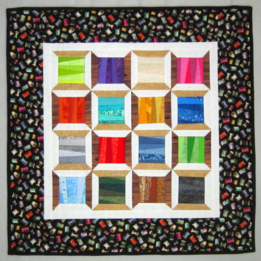 Cotton and Wood Quilt QBE-103e - Downloadable Pattern