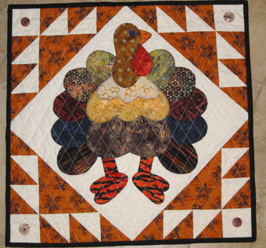 Turkey Lurkey Quilt QBE-111e - Downloadable Pattern