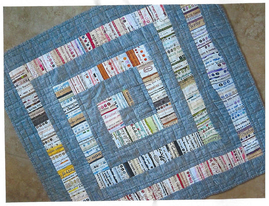 Modern Gray Quilt QBE-114e - Downloadable Pattern