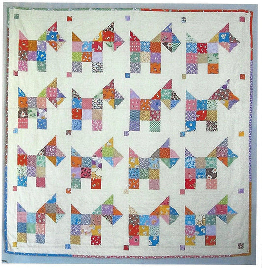 Scotties Quilt QBE-121e - Downloadable Pattern