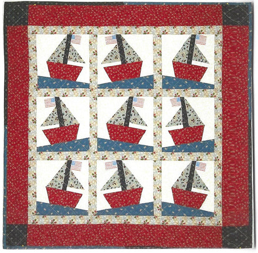 Sail Away Quilt QBE-127e - Downloadable Pattern