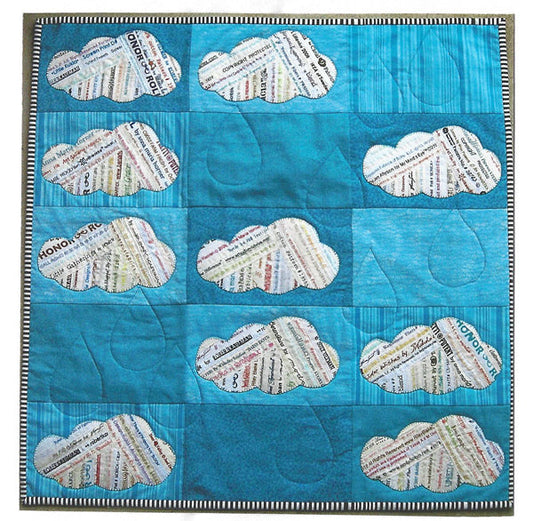 Cloudy & Cool Quilt QBE-130e - Downloadable Pattern