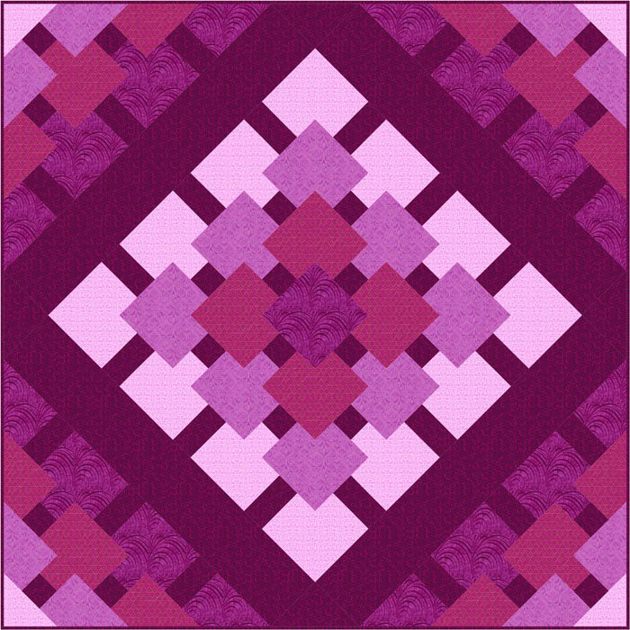 Foreshadowing Quilt Pattern QN-001 - Paper Pattern