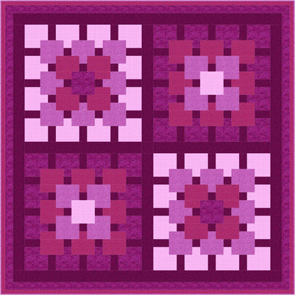 Foreshadowing Quilt Pattern QN-001 - Paper Pattern