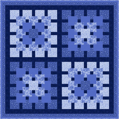 Foreshadowing Quilt Pattern QN-001 - Paper Pattern