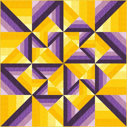 Unexpected Twist Quilt QN-002e - Downloadable Pattern