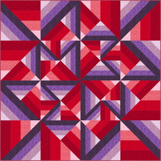 Unexpected Twist Quilt Pattern QN-002 - Paper Pattern