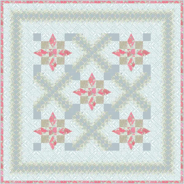 Misty Irish Morning Quilt QN-007e - Downloadable Pattern