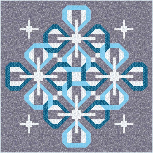 Diamond in the Sky Quilt Pattern QN-014 - Paper Pattern