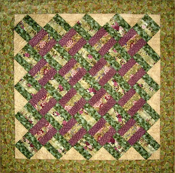 Cross Ties Quilt Pattern - Straight to the Point Series QW-04 - Paper Pattern