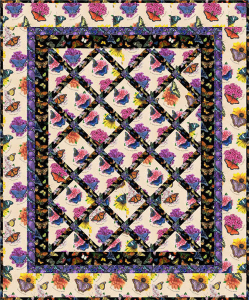Garden Lattice Quilt QW-10e - Downloadable Pattern – QuiltWoman.com