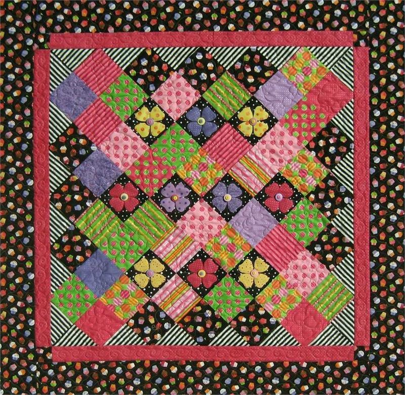 Accent on Charms Quilt Pattern - Straight to the Point Series QW-23 - Paper Pattern