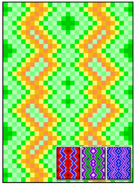 Offset Vibrations Quilt RMT-0022e - Downloadable Pattern