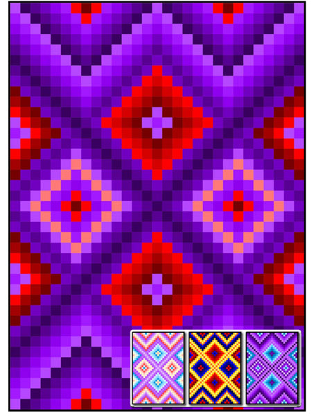 ZigZag Checkers Quilt RMT-00031e   - Downloadable Pattern