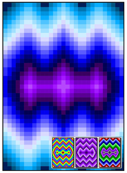 Closed Vibrations Quilt RMT-0035e - Downloadable Pattern