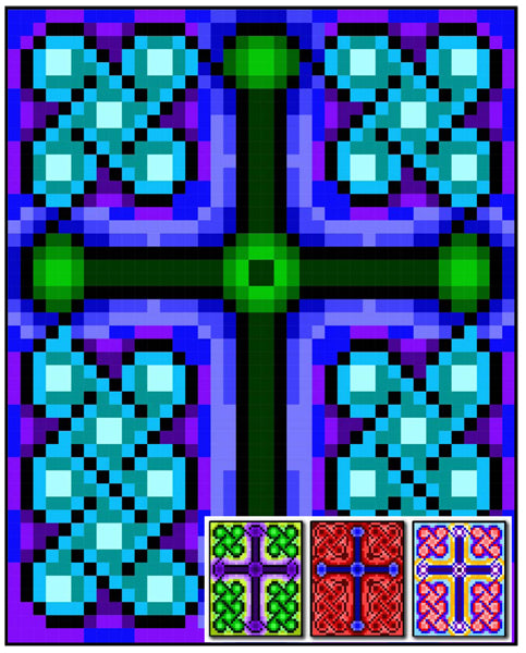 Celtic Cross 01 Quilt RMT-0050e - Downloadable Pattern