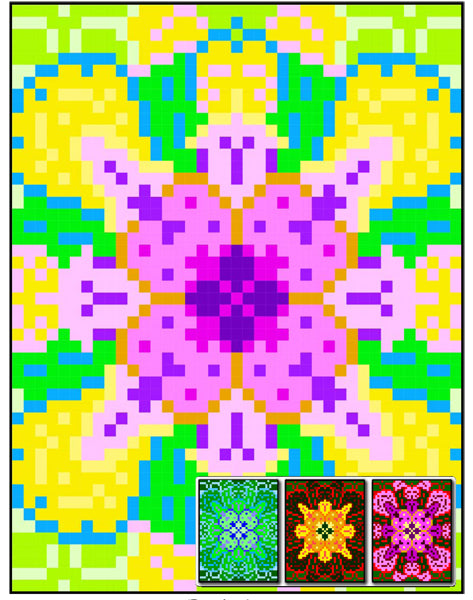 Exploding Star Quilt RMT-0069e - Downloadable Pattern