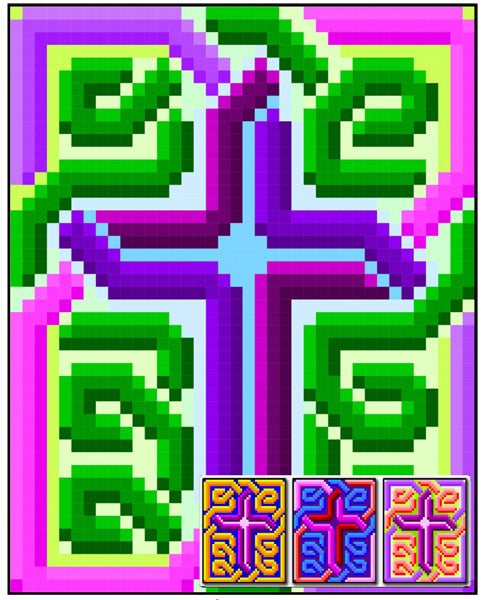 Celtic Cross 11 Quilt RMT-0091e  - Downloadable Pattern