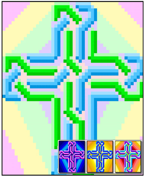 Celtic Cross 18 Quilt RMT-0096e  - Downloadable Pattern