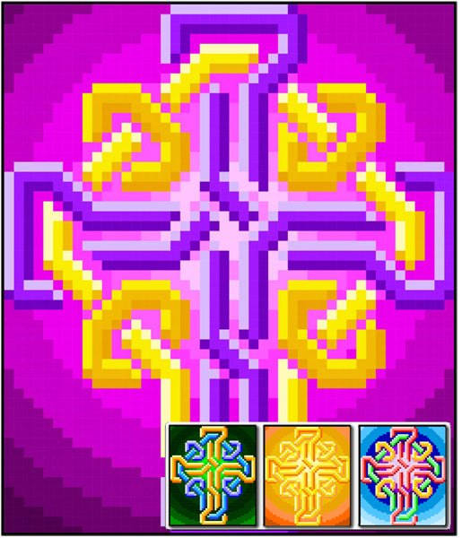 Celtic Cross 20 Quilt RMT-0098e - Downloadable Pattern