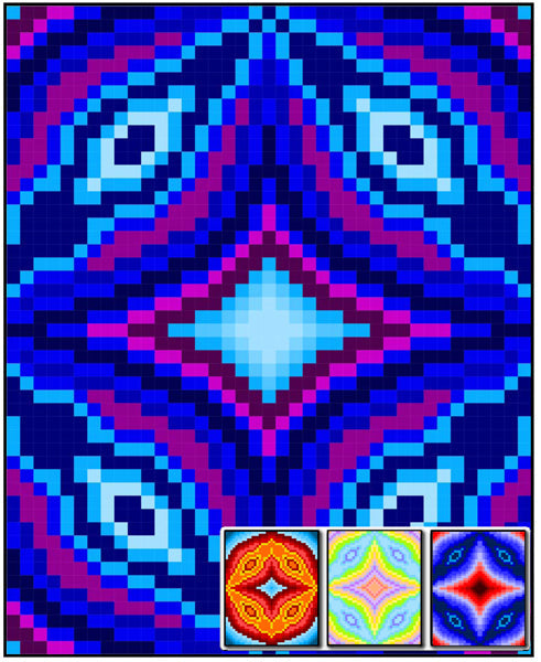 Circular Distortion Quilt RMT-0148e - Downloadable Pattern