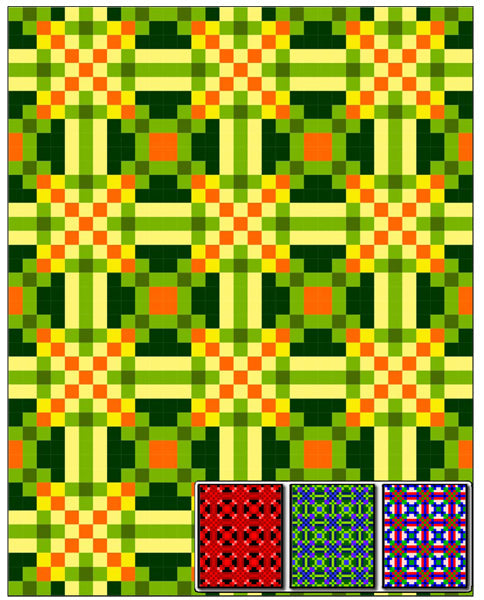 Patchwork Design 02 Quilt RMT-0167e - Downloadable Pattern