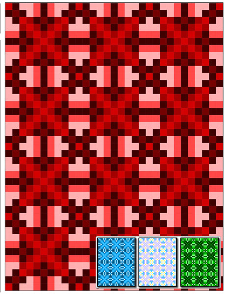 Patchwork Design 03 Quilt RMT-0168e - Downloadable Pattern