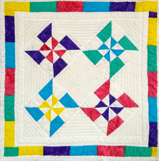 Summer Pinwheels Quilt SCC-106e - Downloadable Pattern